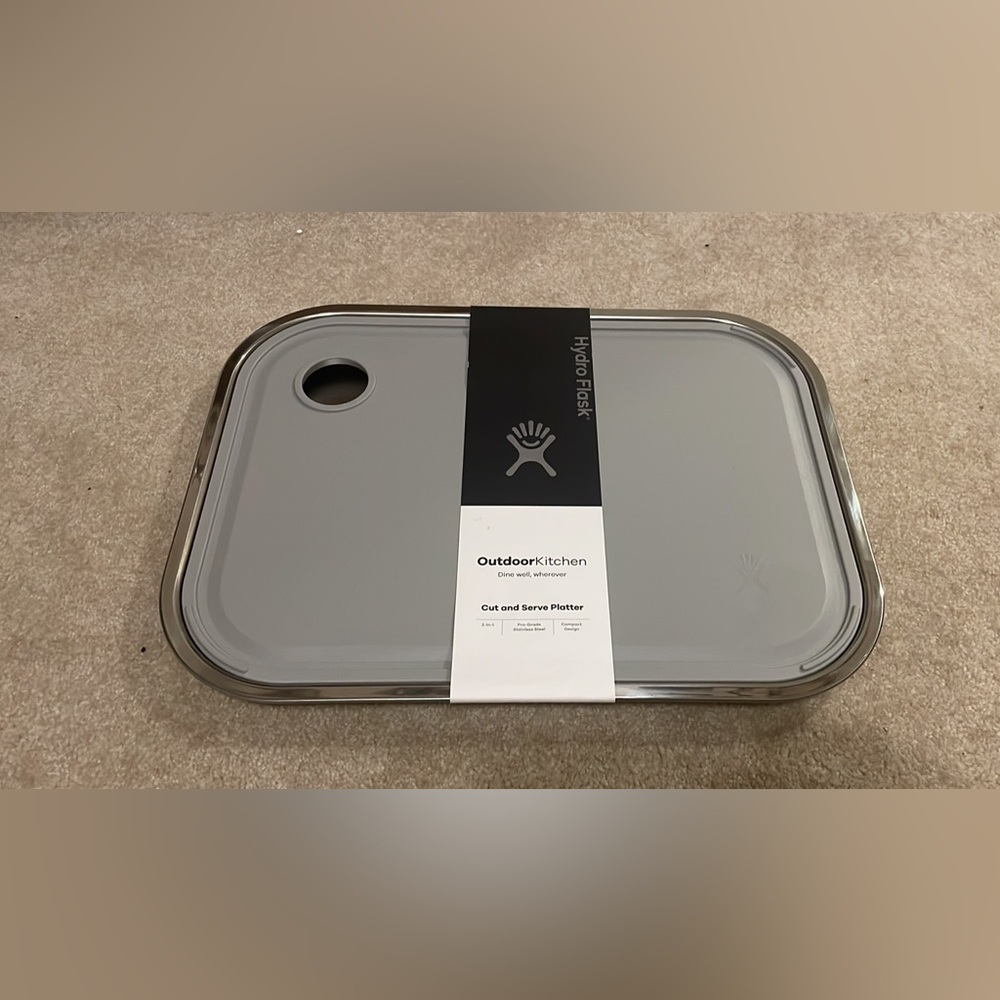 Hydro flask outdoor kitchen cutting board and platter